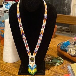 Colorful Beaded Necklace southwestern